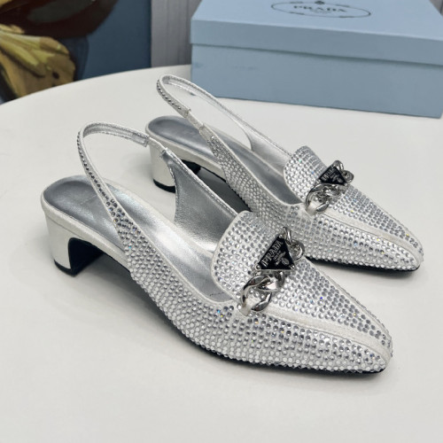 Prada Womens Shoes Sandals Casual Luxury Brand Pumps 4.5cm Heel with Original Box Whatsapp【+1-3239614486】