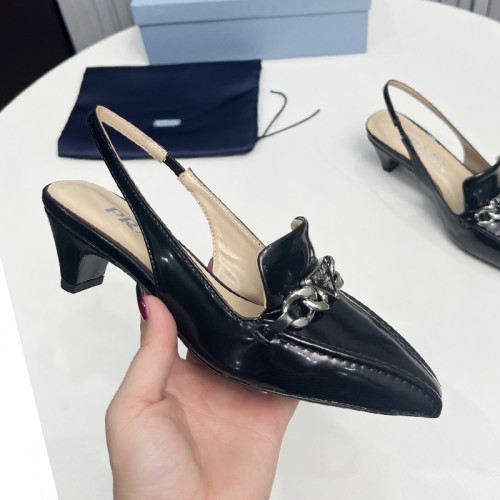 Prada Womens Shoes Sandals Casual Luxury Brand Pumps 4.5cm Heel with Original Box Whatsapp【+1-3239614486】