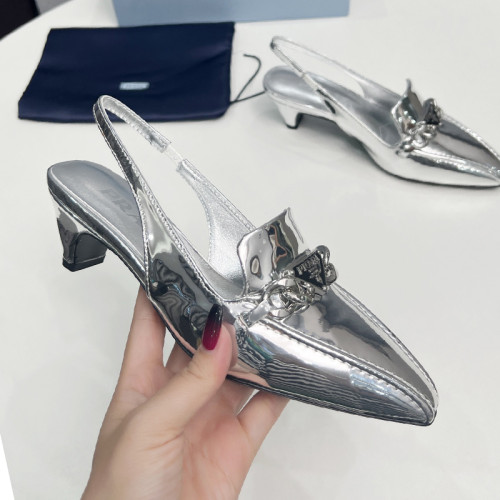 Prada Womens Shoes Sandals Casual Luxury Brand Pumps 4.5cm Heel with Original Box Whatsapp【+1-3239614486】