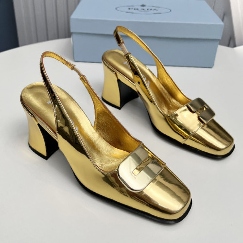 Prada Womens Shoes Sandals Casual Luxury Brand Pumps 8.5cm Heel with Original Box Whatsapp【+1-3239614486】