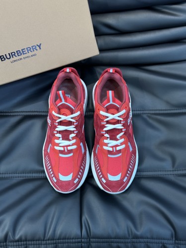 Burberry Men Shoes Fashion Sneakers Luxury Brand Vintage Cotton Sneaker with Original Box Whatsapp【+1-3239614486】