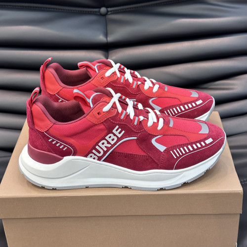 Burberry Men Shoes Fashion Sneakers Luxury Brand Vintage Cotton Sneaker with Original Box Whatsapp【+1-3239614486】
