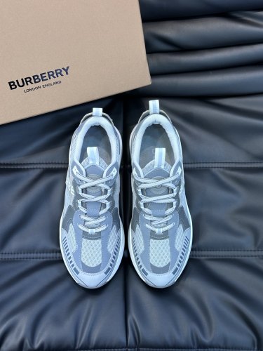 Burberry Men Shoes Fashion Sneakers Luxury Brand Vintage Cotton Sneaker with Original Box Whatsapp【+1-3239614486】