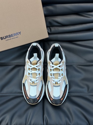 Burberry Men Shoes Fashion Sneakers Luxury Brand Vintage Cotton Sneaker with Original Box Whatsapp【+1-3239614486】