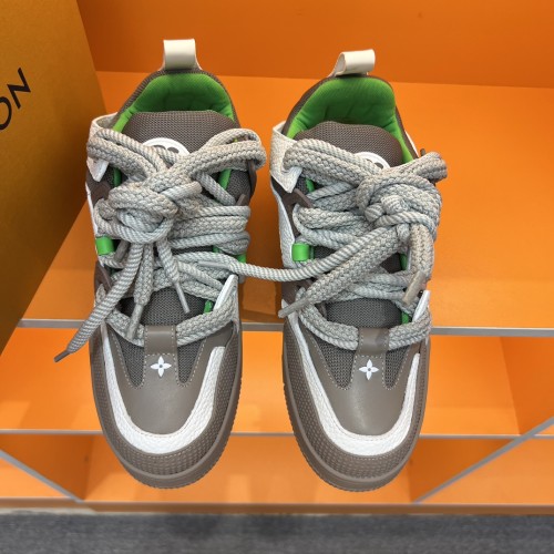 Louis Vuitton Mens Shoes Fashion Sneakers Design Luxury Brand LV TRAINER Skate SNEAKER Mix of materials with Original Box 1AB9XJ Whatsapp 【+1-3239614486】