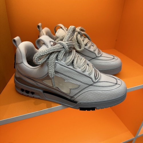 Louis Vuitton Mens Shoes Fashion Sneakers Design Luxury Brand LV TRAINER Skate SNEAKER Mix of materials with Original Box 1AB9XJ Whatsapp 【+1-3239614486】