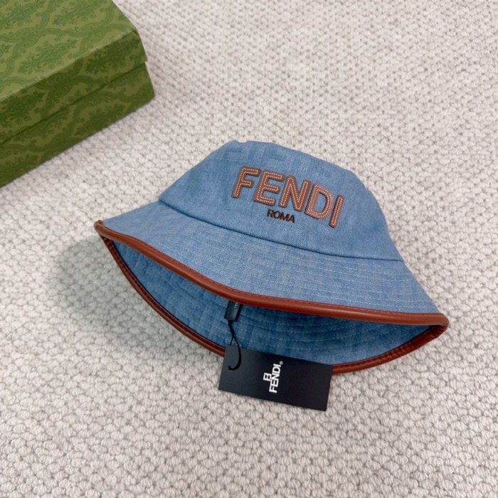 Fendi Men Womens Bucket Hat Luxury Brand Design Fendi Cap with Original Box Whatsapp 【+1-3239614486】