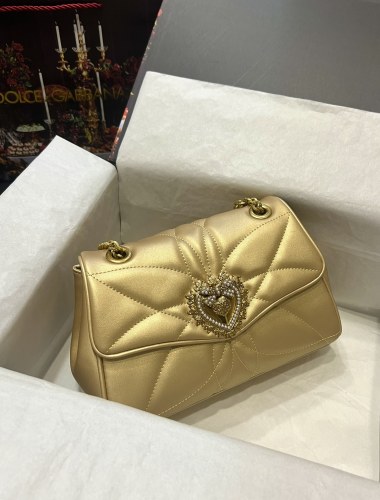 Dolce&Gabbana Womens Bags Shoulder Bag in quilted nappa leather Luxury Brand with Original Box Whatsapp【+1-3239614486】