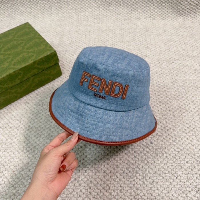 Fendi Men Womens Bucket Hat Luxury Brand Design Fendi Cap with Original Box Whatsapp 【+1-3239614486】