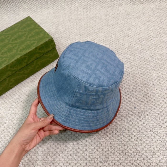 Fendi Men Womens Bucket Hat Luxury Brand Design Fendi Cap with Original Box Whatsapp 【+1-3239614486】