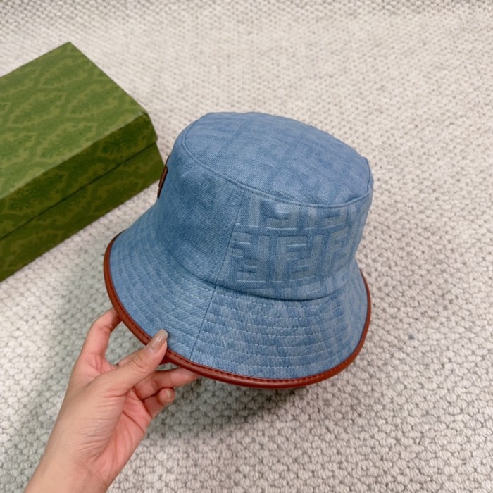 Fendi Men Womens Bucket Hat Luxury Brand Design Fendi Cap with Original Box Whatsapp 【+1-3239614486】