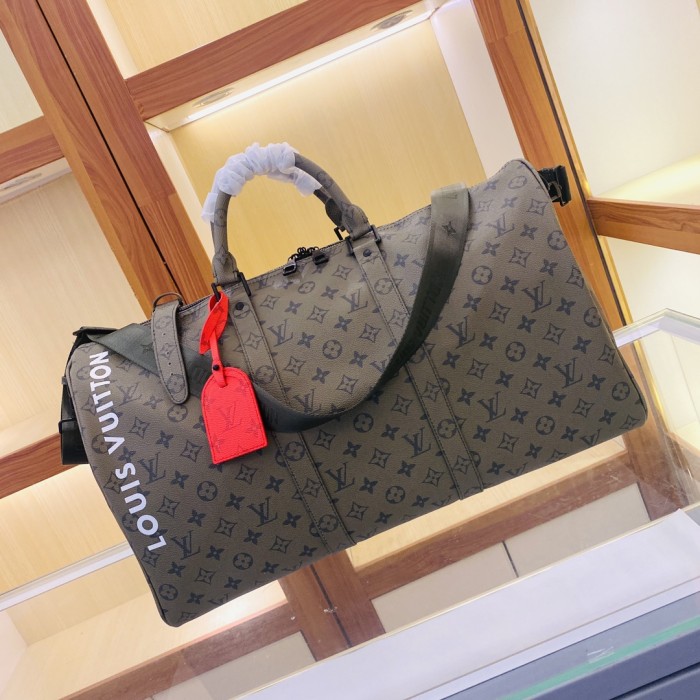 Louis Vuitton Womens and Mens Unisex Bags Luxury Brand LV Keepall Bandoulière 45 Fashion Design Travel Bag Whatsapp【+1-3239614486】