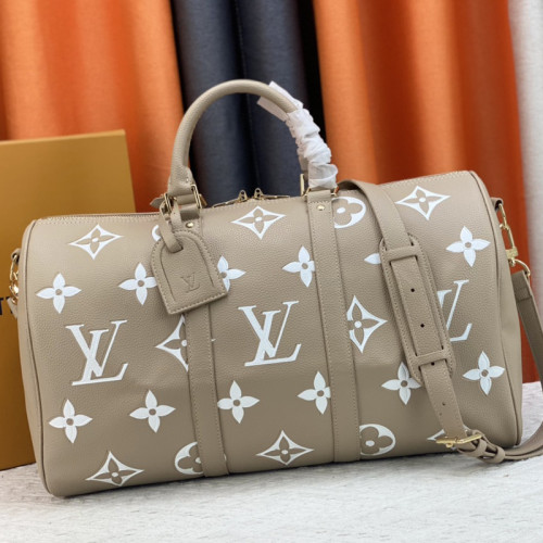 Louis Vuitton Womens and Mens Unisex Bags Luxury Brand LV Keepall Bandoulière 45 Fashion Design Travel Bag Whatsapp【+1-3239614486】