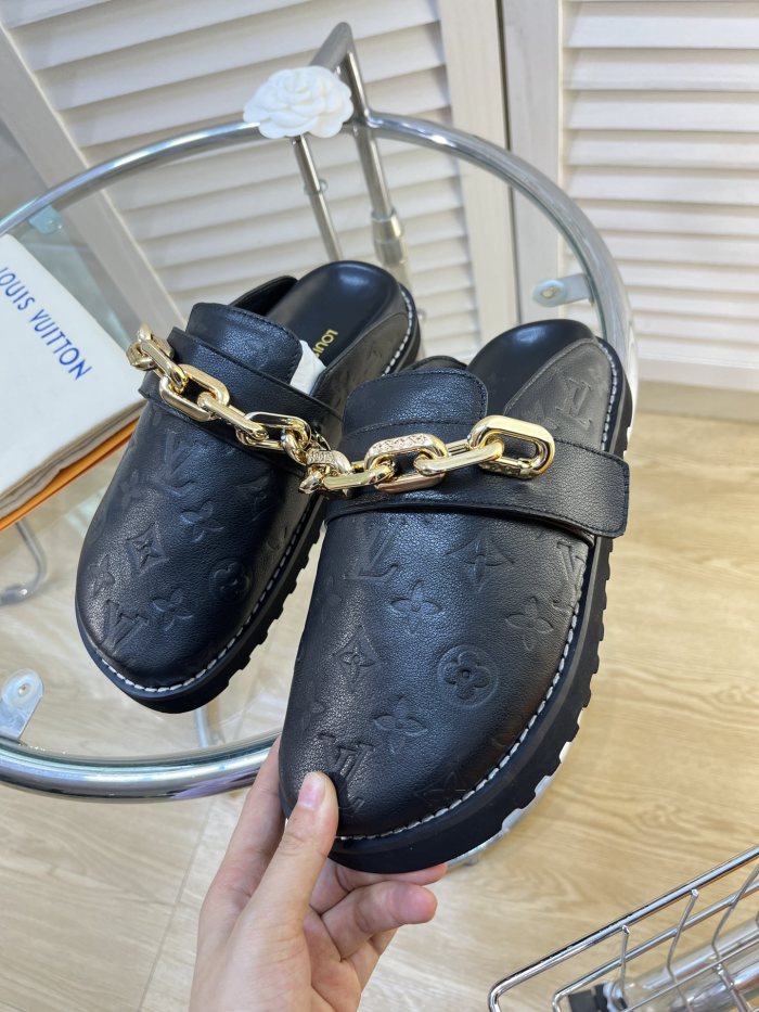 Louis Vuitton Womens Shoes Sandals Slippers Luxury Brand with Original Box Whatsapp 【+1-3239614486】