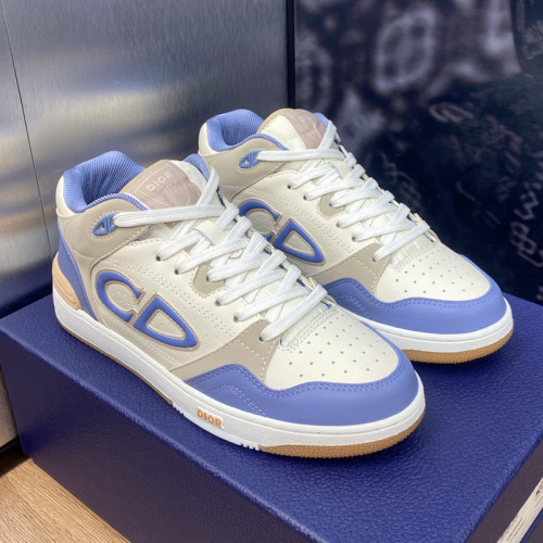 Dior Mens Shoes Sneakers Luxury Brand Breathable Design B57 MID-TOP SNEAKER Smooth Calfskin with Dior Oblique Jacquard with Original Box Whatsapp 【+1-3239614486】