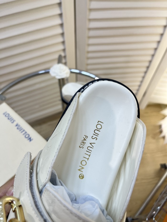 Louis Vuitton Womens Shoes Sandals Slippers Luxury Brand with Original Box Whatsapp 【+1-3239614486】