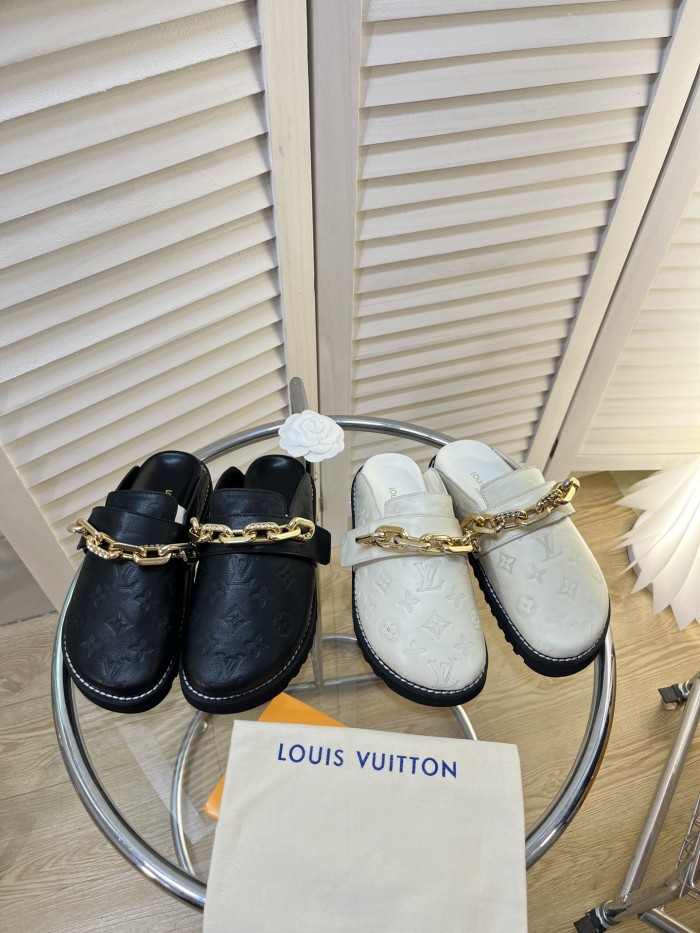 Louis Vuitton Womens Shoes Sandals Slippers Luxury Brand with Original Box Whatsapp 【+1-3239614486】