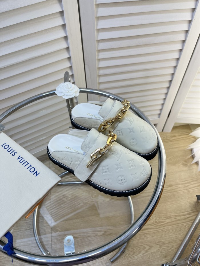 Louis Vuitton Womens Shoes Sandals Slippers Luxury Brand with Original Box Whatsapp 【+1-3239614486】