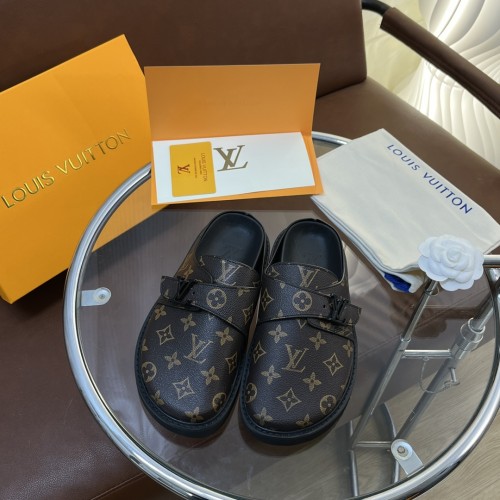 Louis Vuitton Womens Shoes Sandals Slippers Luxury Brand with Original Box Whatsapp 【+1-3239614486】