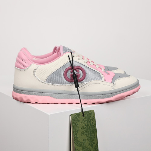 Gucci Womens Shoes Sneakers Luxury Brand Women's MAC80 sneaker in off white leather with Original Box Whatsapp【+1-3239614486】