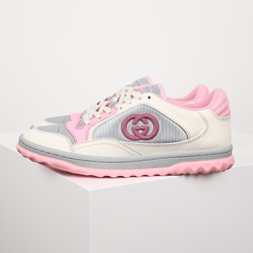 Gucci Womens Shoes Sneakers Luxury Brand Women's MAC80 sneaker in off white leather with Original Box Whatsapp【+1-3239614486】