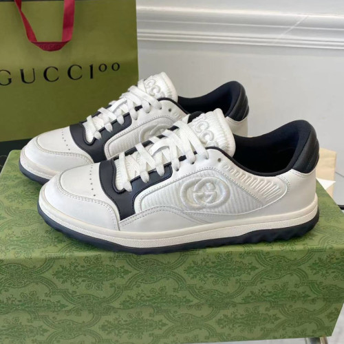 Gucci Womens Shoes Sneakers Luxury Brand Women's MAC80 sneaker in leather with Original Box Whatsapp【+1-3239614486】