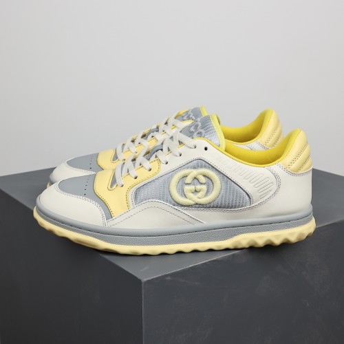 Gucci Womens Shoes Sneakers Luxury Brand Women's MAC80 sneaker in off white leather with Original Box Whatsapp【+1-3239614486】