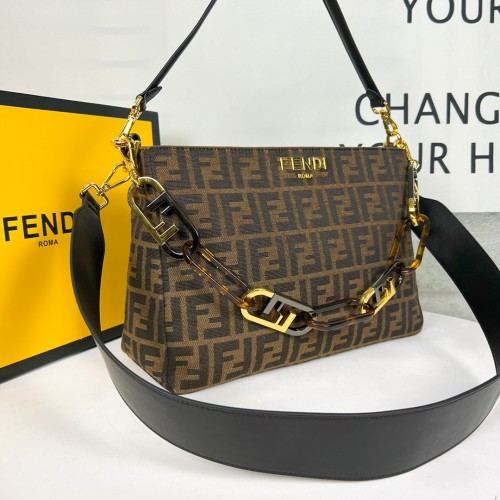 Fendi Womens Bags Shoulder Bag O ‘LOCK Zip Luxury Brand Fashion Bags for Women with Original Box Whatsapp【+1-3239614486】