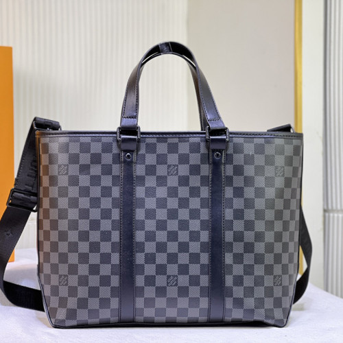 Louis Vuitton Womens Mens Bags Handbags Briefcase Luxury Brand Fashion Type Week-End Tote Monogram Macassar Whatsapp【+1-3239614486】