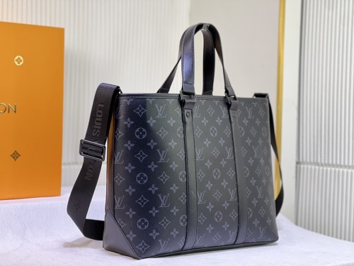 Louis Vuitton Womens Mens Bags Handbags Briefcase Luxury Brand Fashion Type Week-End Tote Monogram Macassar Whatsapp【+1-3239614486】