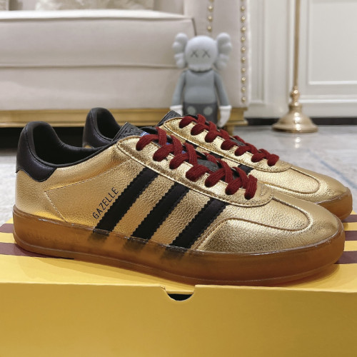 Gucci Adidas Gazelle Womens Shoes Sneakers Luxury Brand adidas x Gucci Gazelle sneaker with Original Box Whatsapp【+1-3239614486】
