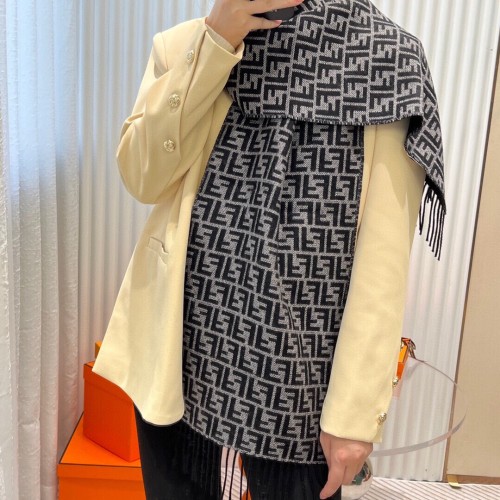 Fendi Scarves Men Womens Fashion Scarf with Original Box Whatsapp【+1-3239614486】