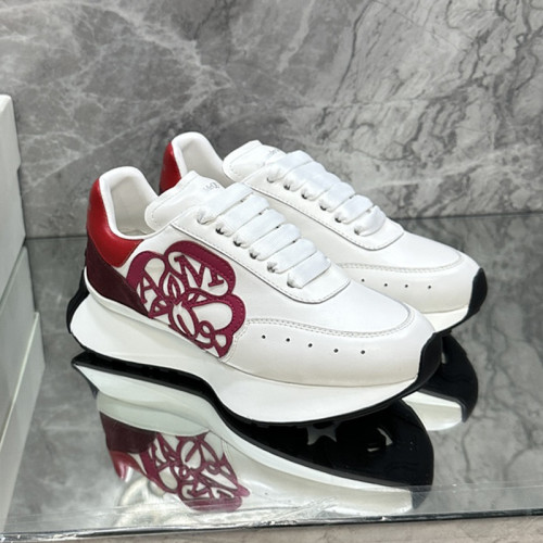 Alexander McQueen Mens Shoes Sneakers Fashion Design Luxury Brand Sprint Runner Sneaker with Original Box Whatsapp【+1-3239614486】
