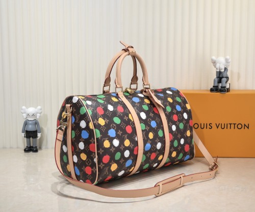 Louis Vuitton Womens and Mens Unisex Bags Luxury Brand LV Keepall Bandoulière 45 Fashion Design Travel Bag Whatsapp【+1-3239614486】