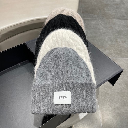 Hermes Mens Womens Knit Hats Luxury Brand Design Hermes Hat with Original Box Whatsapp 【+1-3239614486】