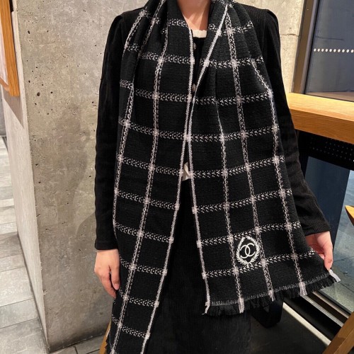 Chanel Scarves Men Womens Fashion Scarf with Original Box Whatsapp【+1-3239614486】