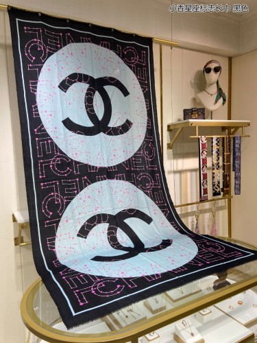 Chanel Scarves Womens Fashion Scarf with Original Box Whatsapp【+1-3239614486】