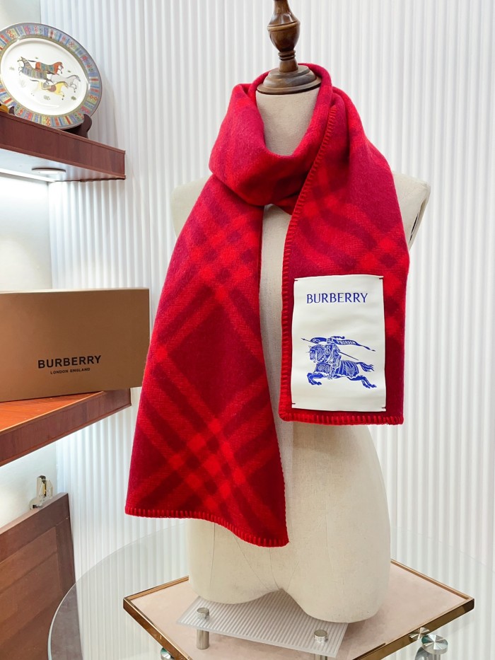 Burberry Scarves Men Womens Fashion Scarf Check Wool Scarf 80792481 with Original Box Whatsapp【+1-3239614486】