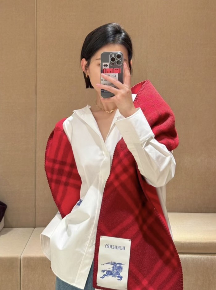 Burberry Scarves Men Womens Fashion Scarf Check Wool Scarf 80792481 with Original Box Whatsapp【+1-3239614486】