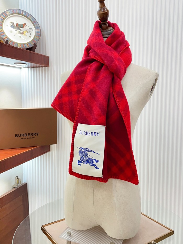 Burberry Scarves Men Womens Fashion Scarf Check Wool Scarf 80792481 with Original Box Whatsapp【+1-3239614486】