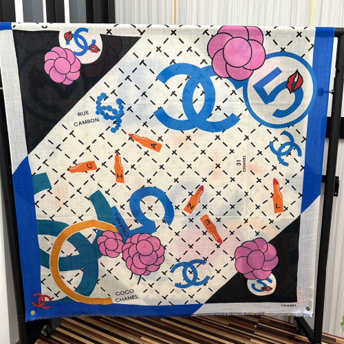 Chanel Scarves Womens Fashion Scarf with Original Box Whatsapp【+1-3239614486】