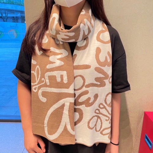 Loewe Scarves Men Womens Fashion Scarf with Original Box Whatsapp【+1-3239614486】