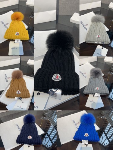 Moncler Mens Womens Hats Luxury Brand Design Moncler Knit Hat with Original Box Whatsapp【+1-3239614486】