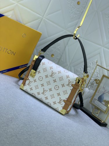 Louis Vuitton Womens Mens Bag Luxury Brand Fashion Type Side Trunk MM M46907 with Original Box Whatsapp【+1-3239614486】