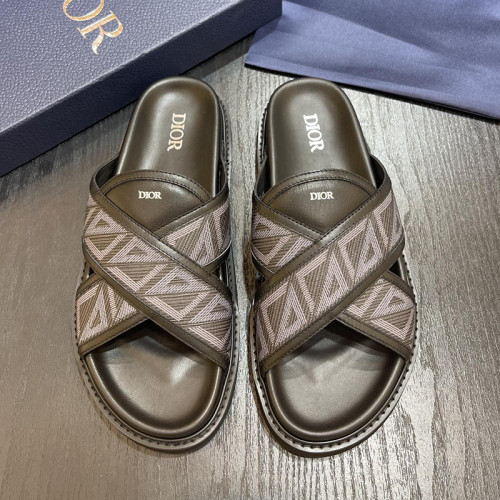 Dior Men Shoes Sandals Luxury Brand Fashion DIOR AQUA SANDAL Black Dior Oblique Jacquard with Original Box 3SA135ZSA_H969 Whatsapp【+1-3239614486】