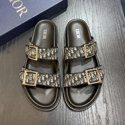 Dior Men Shoes Sandals Luxury Brand Fashion DIOR AQUA SANDAL Black Dior Oblique Jacquard with Original Box 3SA135ZSA_H969 Whatsapp【+1-3239614486】