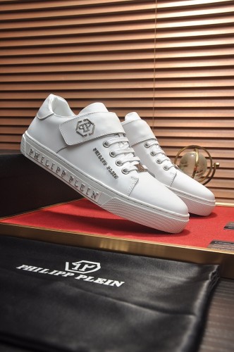 Philipp Plein Men Shoes Sneakers Low Top Sneaker Fashion Design Luxury Brand Trainer Predator TM with Original Box Whatsapp【+1-3239614486】