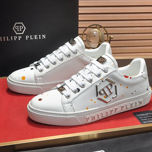 Philipp Plein Men Shoes Sneakers Low Top Sneaker Fashion Design Luxury Brand Trainer Predator TM with Original Box Whatsapp【+1-3239614486】