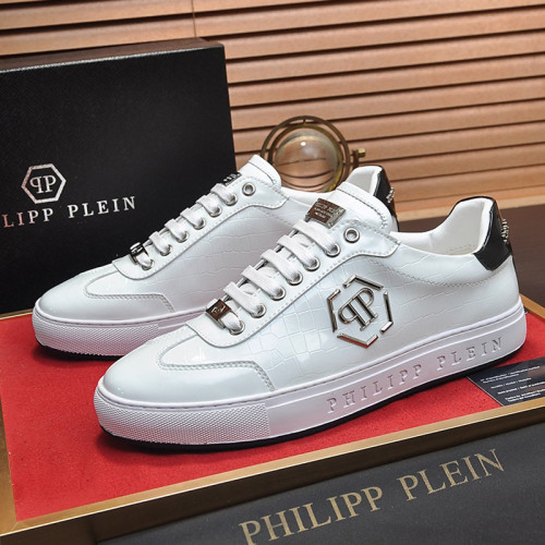 Philipp Plein Men Shoes Sneakers Low Top Sneaker Fashion Design Luxury Brand Trainer Predator TM with Original Box Whatsapp【+1-3239614486】