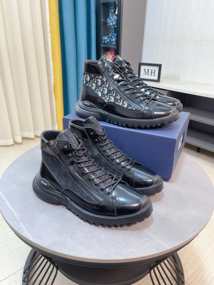 Dior Men Shoes Casual Dress Shoes High Top Boots Luxury Dior Explorer Loafer with Original Box Whatsapp【+1-3239614486】